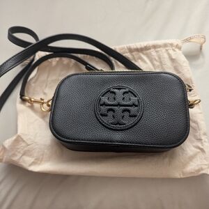Black Leather Crossbody Bag